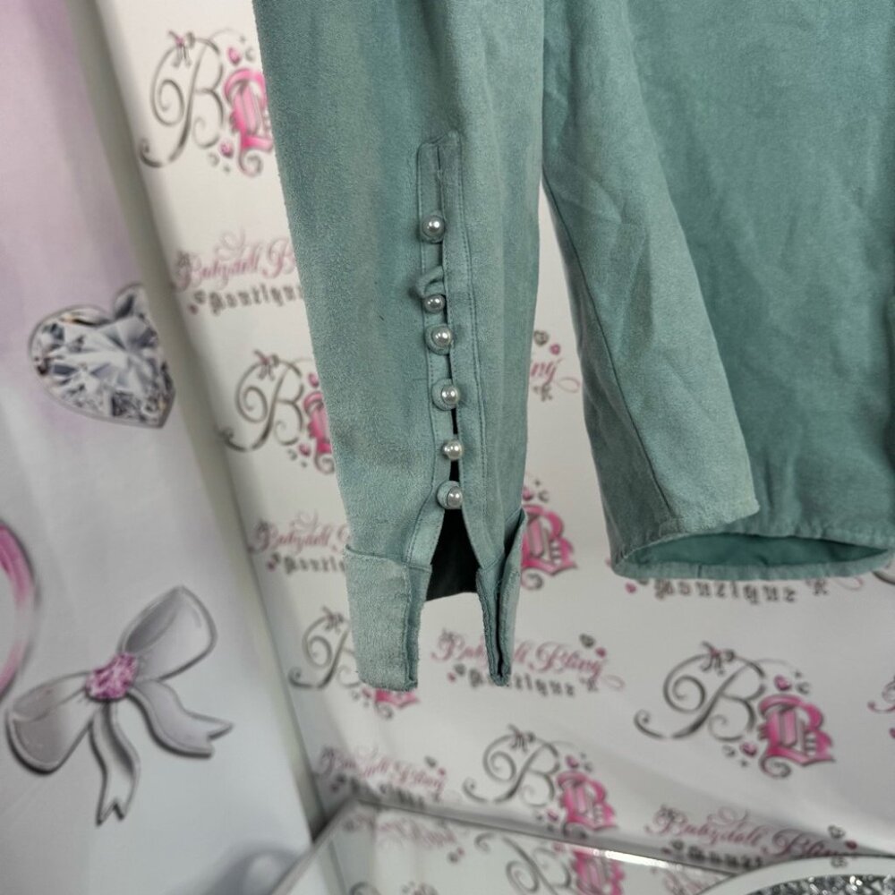 Beechers Brook Button Down Pearl Top Soft Elegant… - image 7